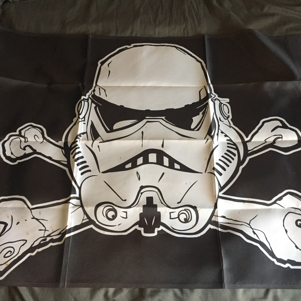 Stormtrooper Skull and cross bones Banner